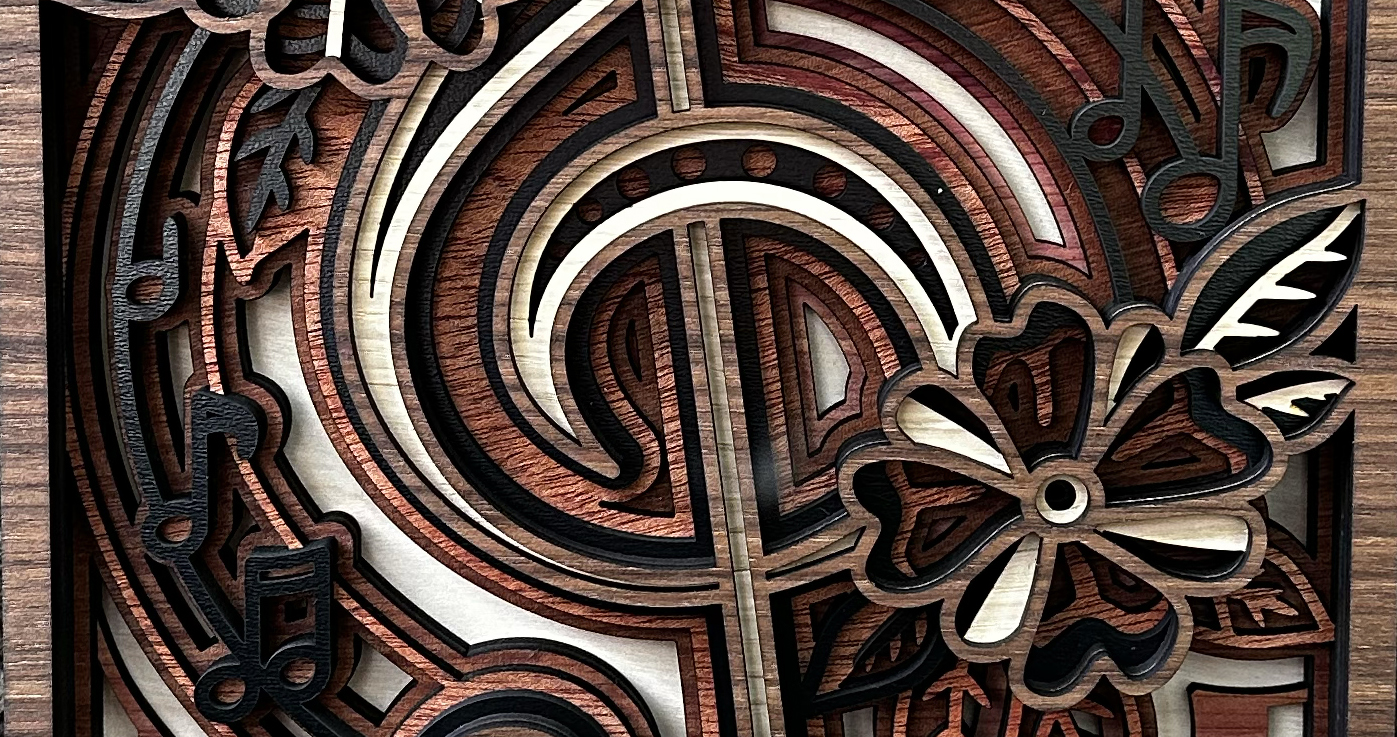 Music Note Mandala Wall Art