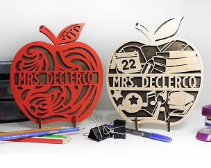 Apple Teacher Sign