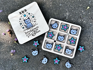 Travel Tic-Tac-Toe Game Box