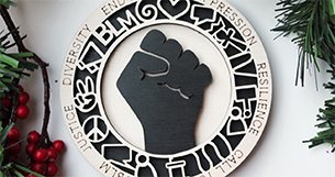 Black Lives Matter Ornament